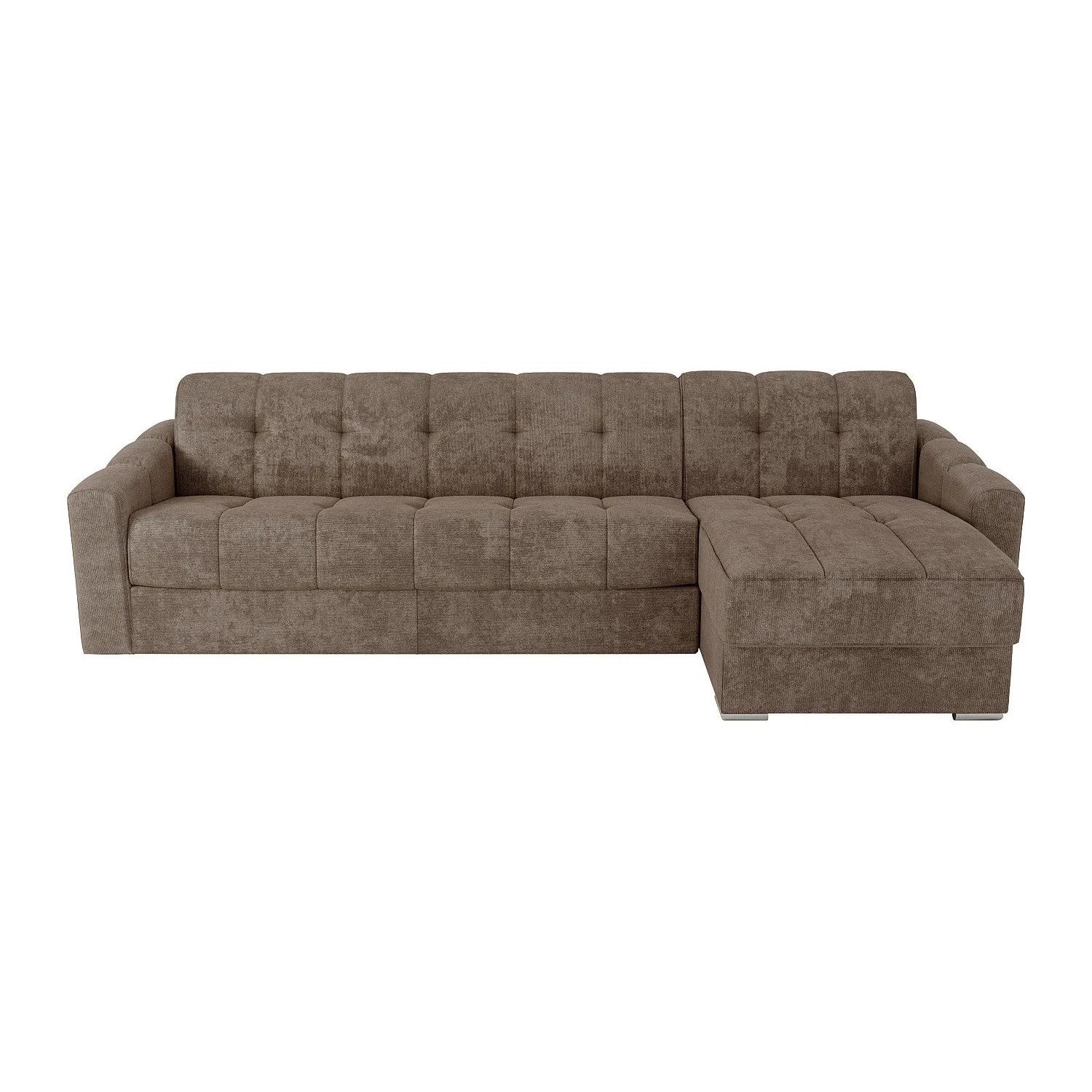 Vente-unique Schlafsofa Darielo Taupe 295 cm