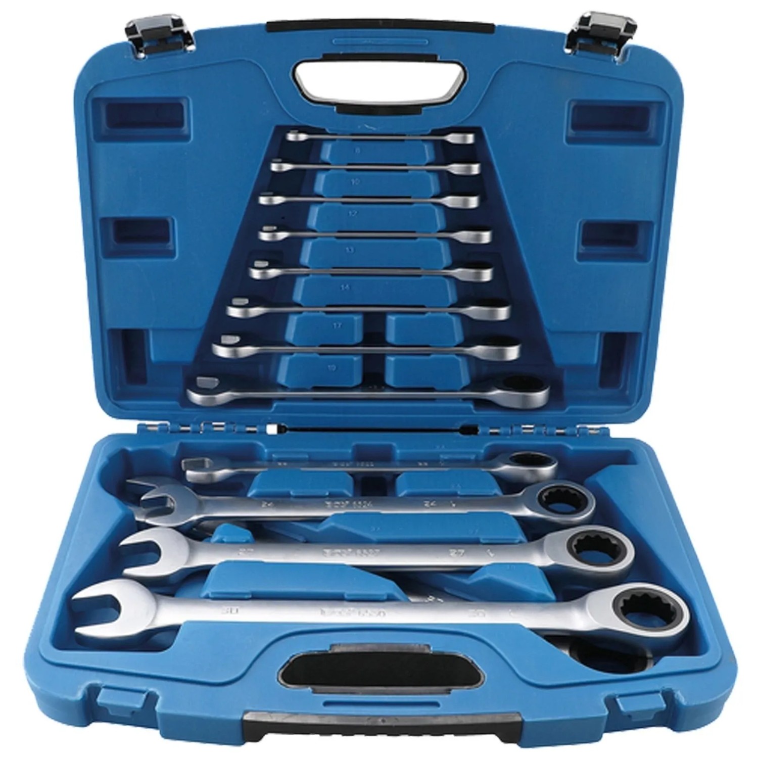 BGS Ratschenring Maulschlüssel Satz SW 8 32 Mm 13Tlg  In Koffer 6542