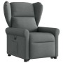 vidaXL Relaxsessel mit Aufstehhilfe Elektrisch Dunkelgrau Stoff 3303395_3