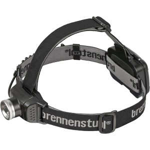 Brennenstuhl LED-Kopflampe LuxPremium KL 200F, 200 lm, mit verstellbarem Kopfband und Batteriefach.