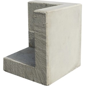 EHL Stützwinkel L-Stein, 50x55cm, Sichtbeton, zur Abstützung von Hängen und für Mauersysteme.