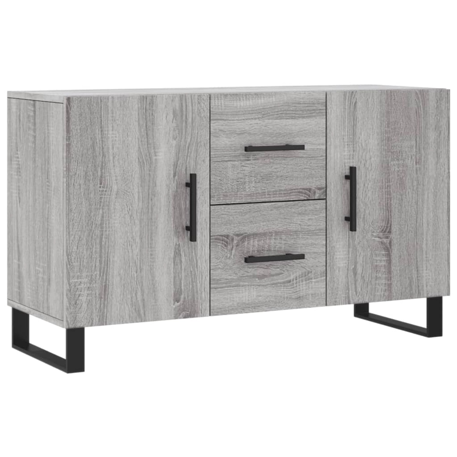 vidaXL Sideboard Grau Sonoma 100x36x60 cm Holzwerkstoff 828202 günstig online kaufen