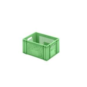 Grüne PROREGAL Eurobox, 18L, für Obst und Gemüse. Aufbewahrungsbox aus Kunststoff.