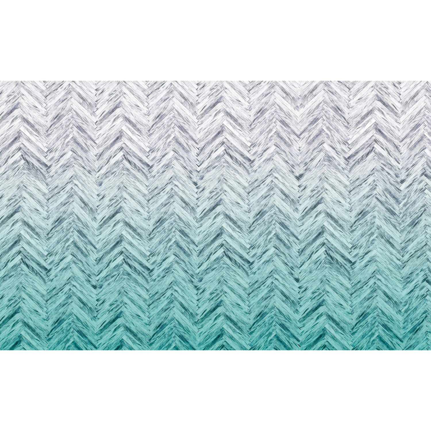 Komar Fototapete Vlies Herringbone Mint  400 x 250 cm