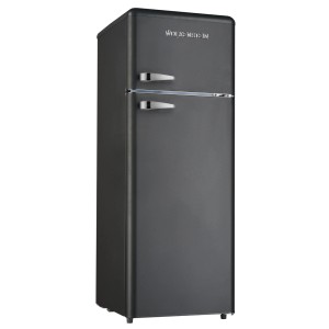 Wolkenstein Kühl-Gefrierkombination GK212.4RT B, Schwarz Matt, freistehend