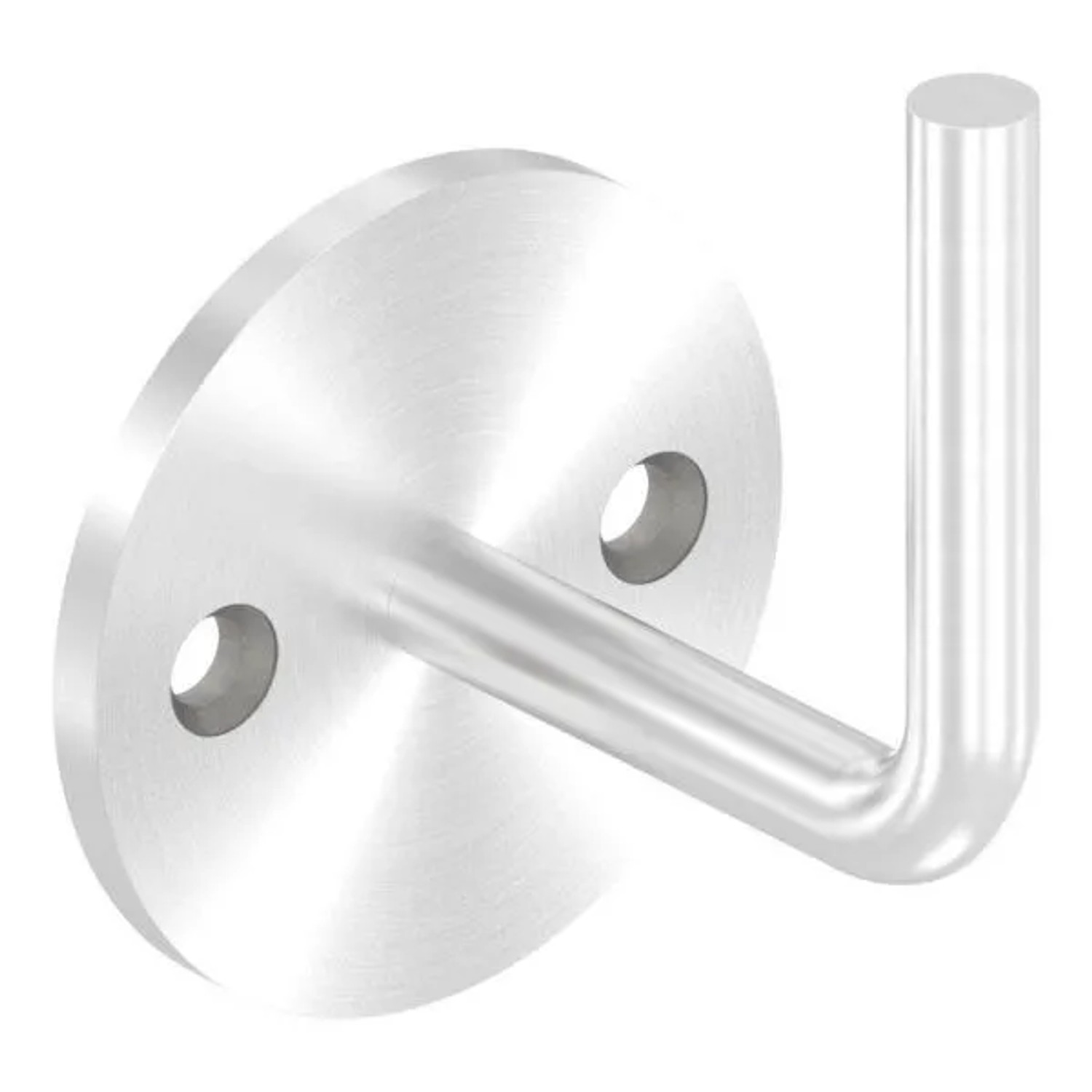 FeNau Handlaufhalter Zum Anschweißen V2A Ronde 80x6 mm Bügel Ø 12 mm Wandabstand 80 mm Verschweißt