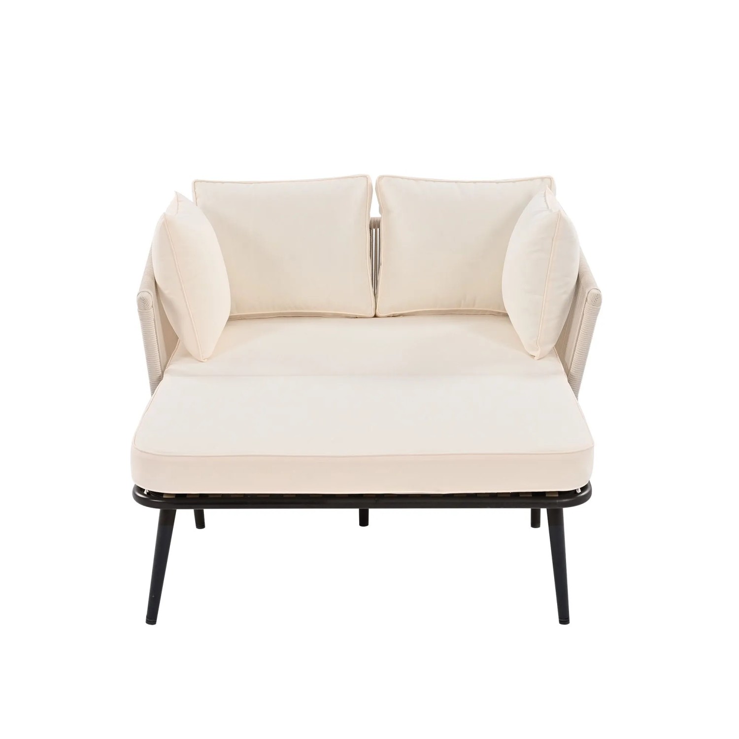 okwish Gartensofa Abnehmbar und Waschbar Beige