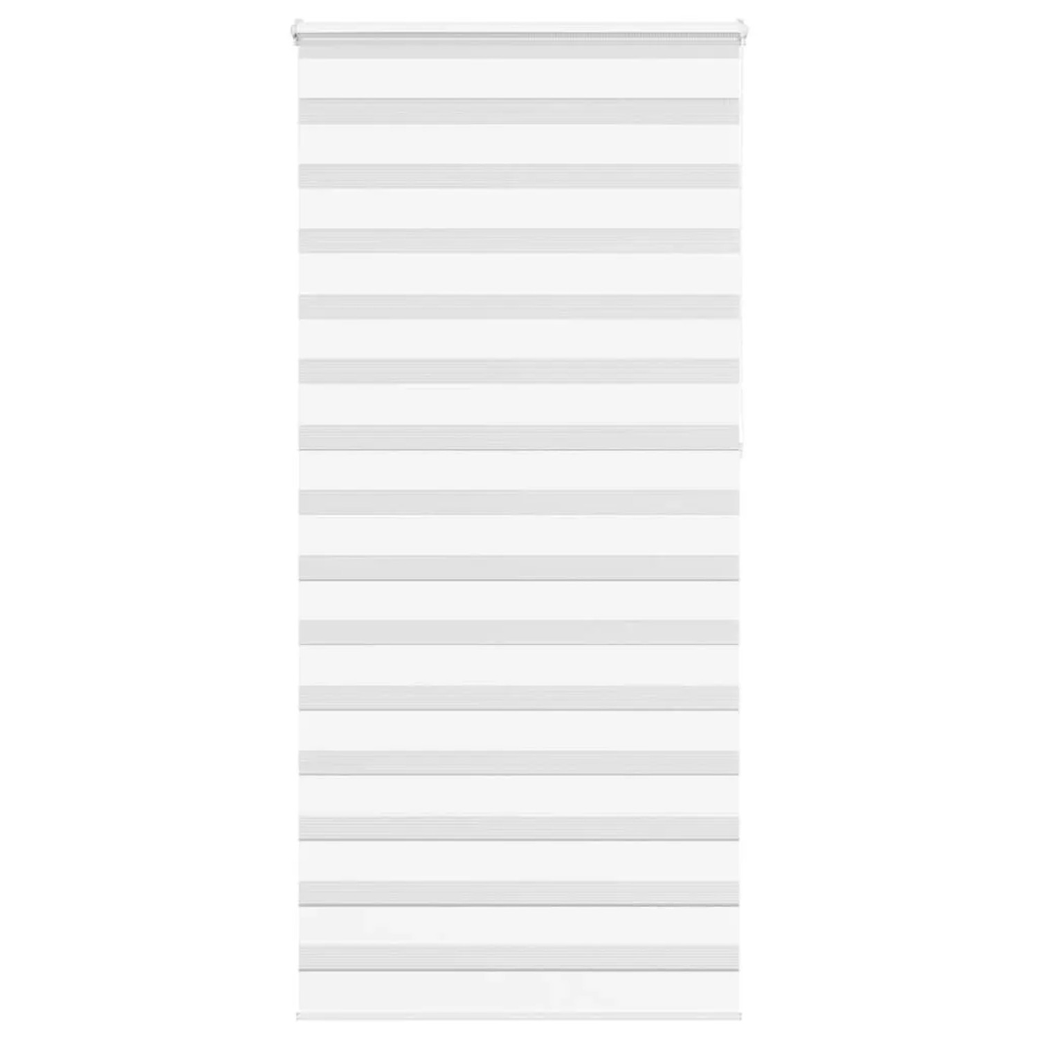 vidaXL Doppelrollo Weiß 105x230 cm Stoffbreite 100,9 cm Polyester 4014808