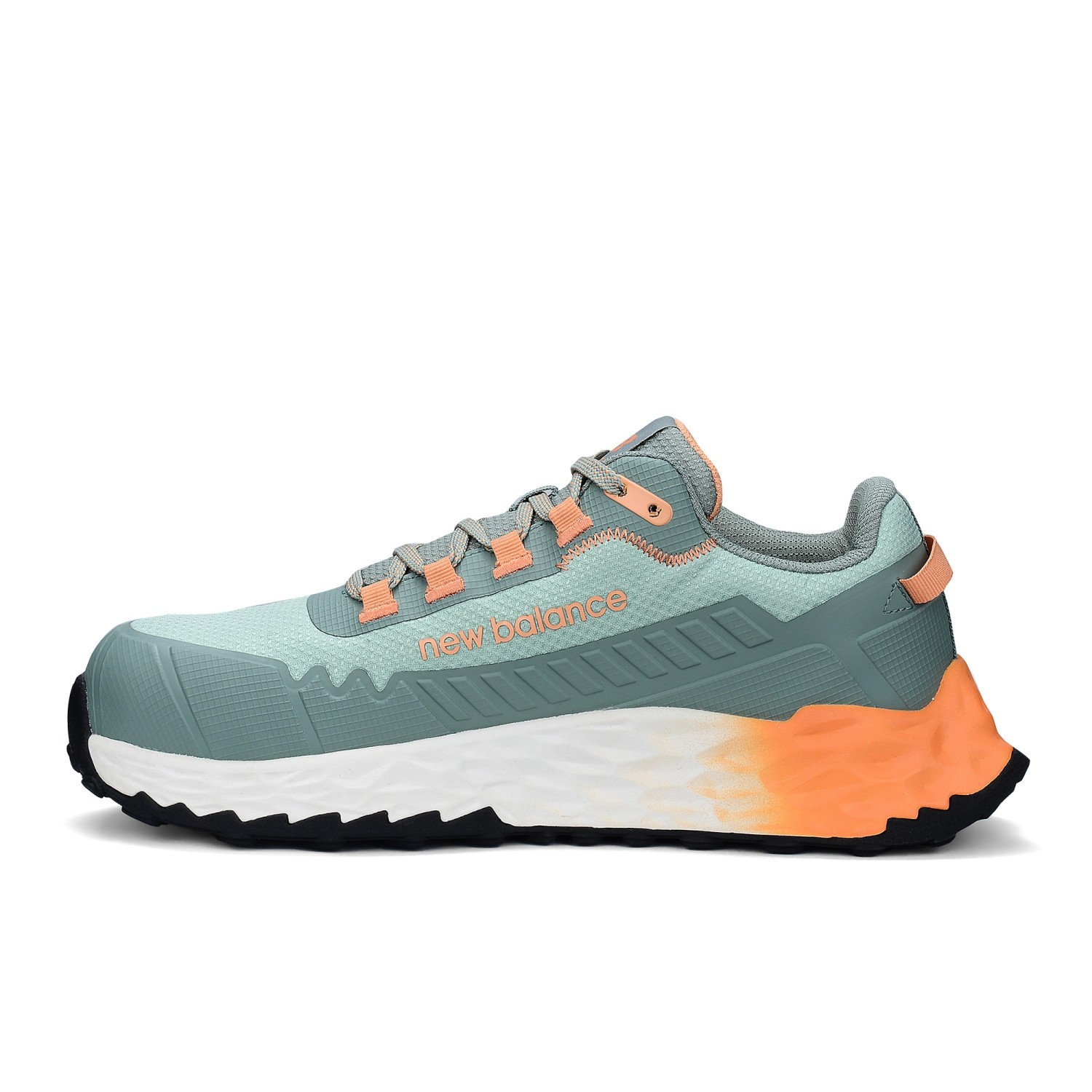 New Balance Cremorne Damen Sicherheitsschuh S3L in Aqua-Pumpkin, Größe 35,5.
