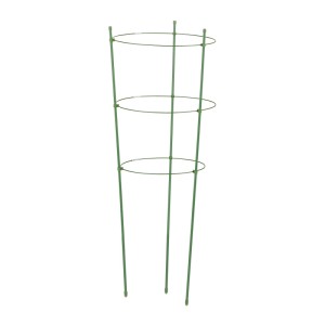 Relaxdays Rankhilfe 5er Set Metall Grün Höhenverstellbar 76 cm x 28 cm