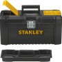 Stanley Werkzeugkoffer Essential 16 Zoll mit Metallschnallen und herausnehmbarer Trage.