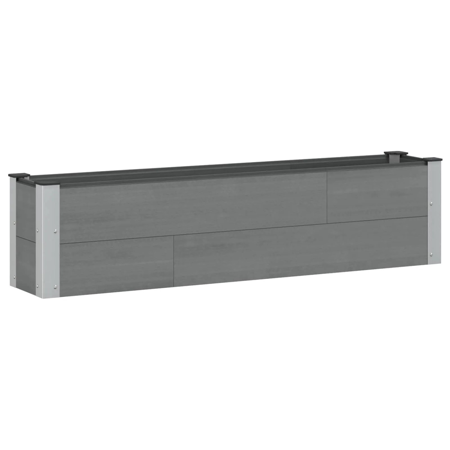 vidaXL Hochbeet Grau 150 x 30 x 36 cm 42039020