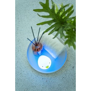 MegaLight LED Kinder-Badelicht Swimmy Duck RGBW als Nachtlicht mit blauem Lichtschein.