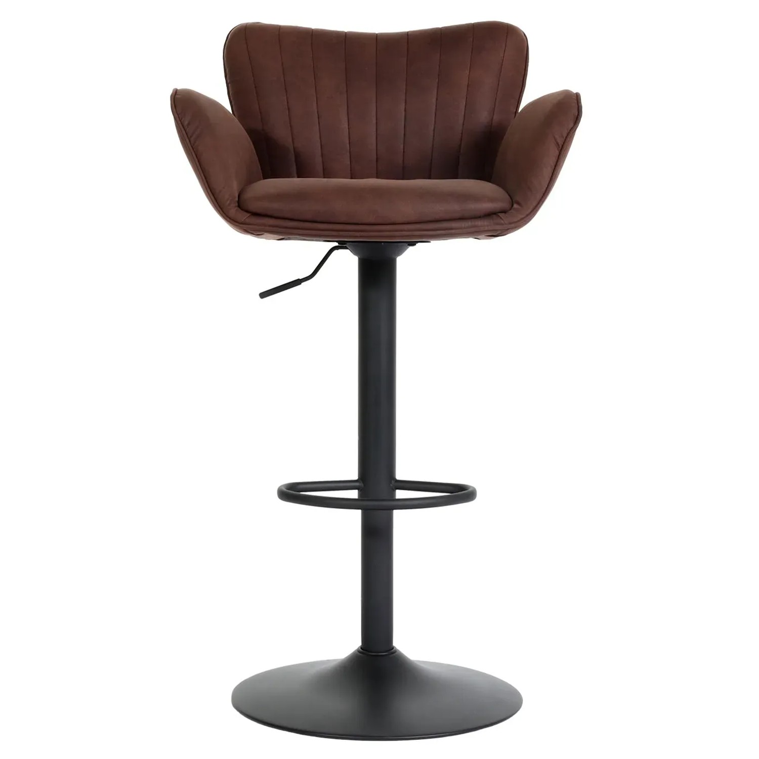 BEGRYF Barhocker 2er Set - Dunkelbraun Holz Mit Metallgestell