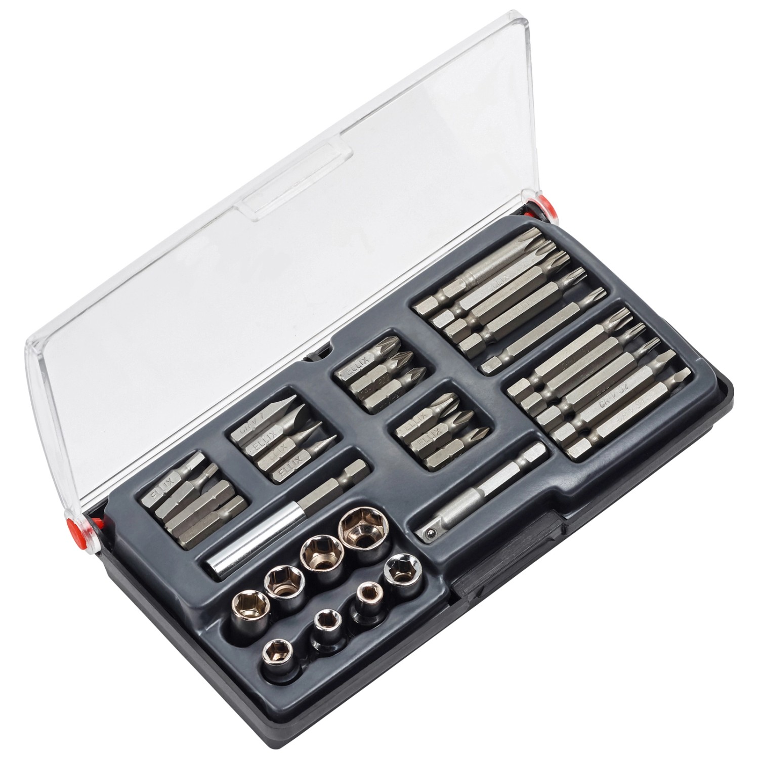 Bit- und Steckschlüssel Set 34-teilig