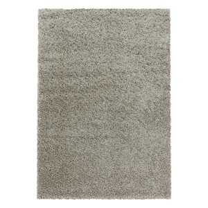 Ayyildiz Hochflorteppich Sydney 3000, naturfarbener Shaggy Teppich, 160x230 cm.