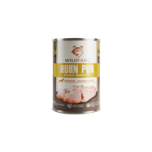 Wildfang Nassfutter Huhn Pur BARF Qualität 400 g