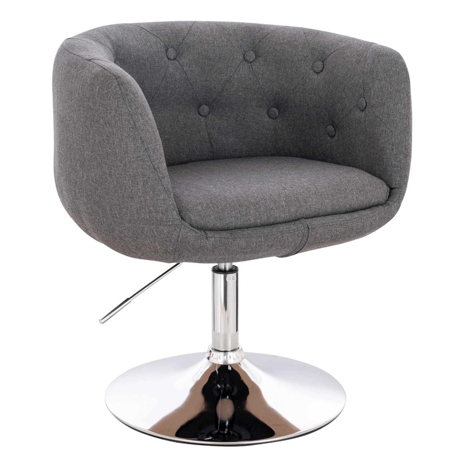 Svita Panama Retro Loungestuhl Polsterstuhl Cocktailsessel Tellerfuß Metall günstig online kaufen