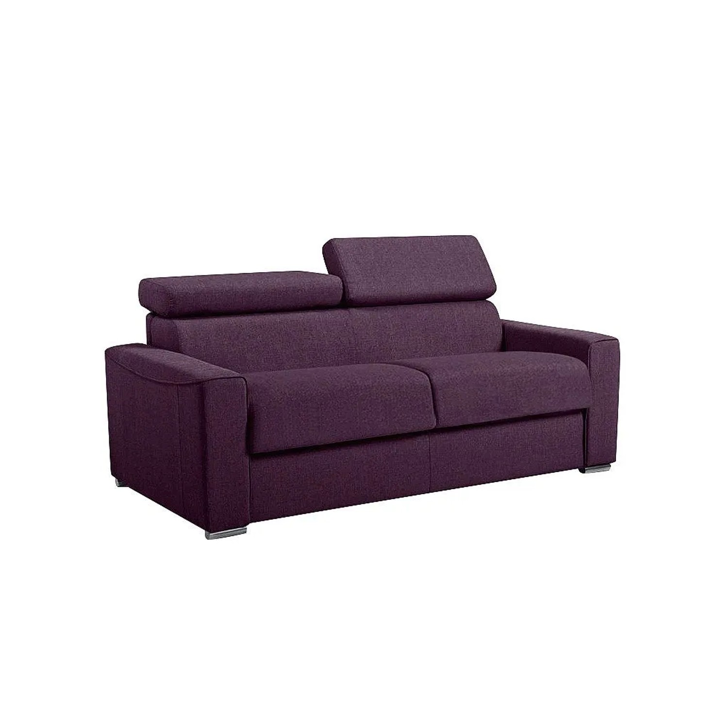 Vente-unique Schlafsofa Vizir Violett 196 cm