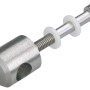Rundstabhalter V4A aus Edelstahl für Treppen und Geländer.