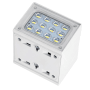 LUXULA Solar Wandleuchte 300lm 3000- 6000K Warm- Kaltweiß Bewegungsmelder PIR Sensor Drehbare Hauswandleuchte Weiß_9