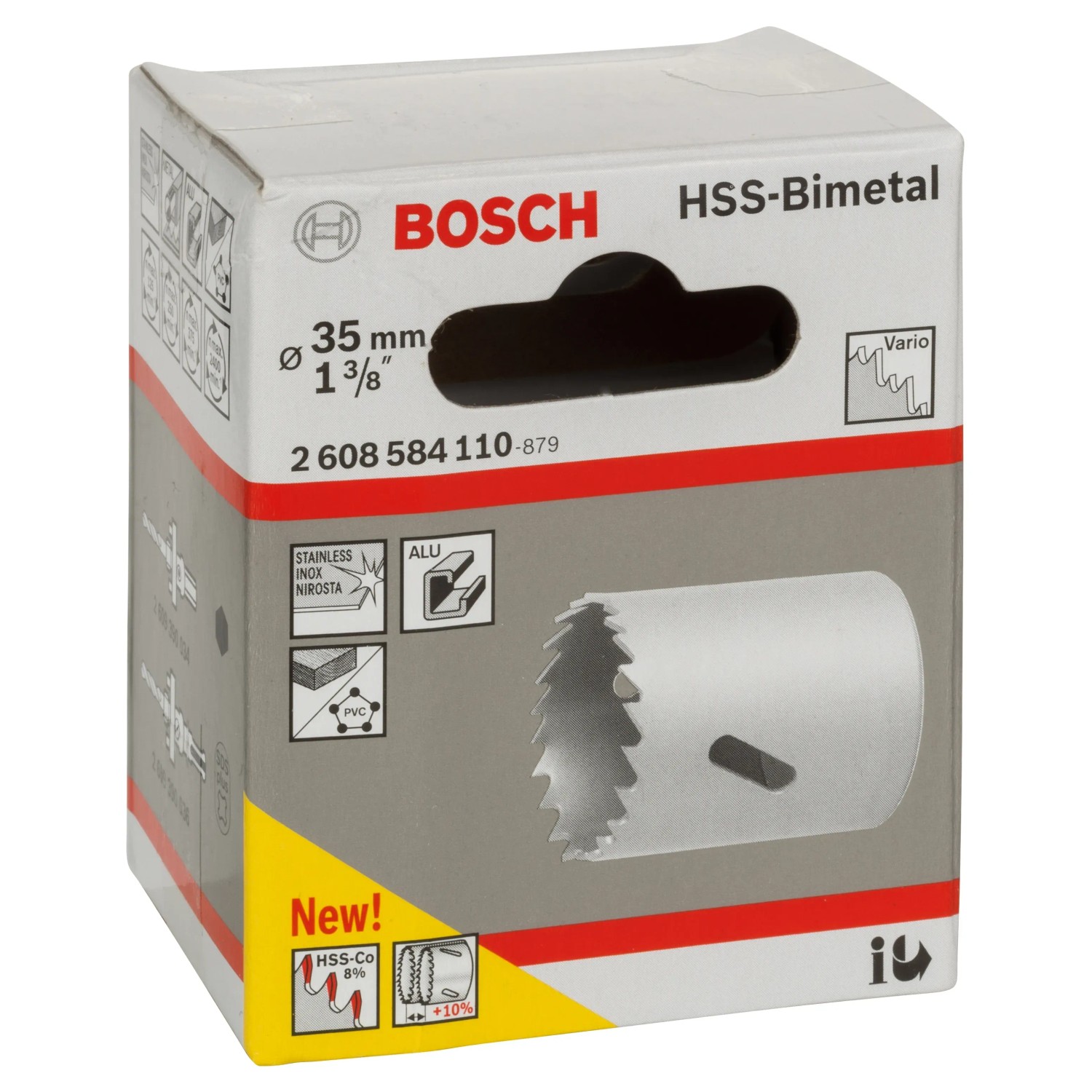 32 - 152 Mm Lochsäge Mit 1/2 Zoll Schaftbohrfutter, Fräser, Bimetall-B- AB Tools