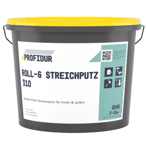 Profidur Roll- und Streichputz 310 Weiß 25 kg