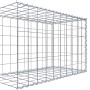 Gabiona Anbaukorb Typ 2, 60x100x50 cm, Maschenweite 10x10 cm, Drahtgitter für Gabionen.