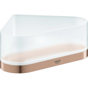 Grohe Eck-Duschablage Selection in Warm Sunset gebürstet für die Dusche.