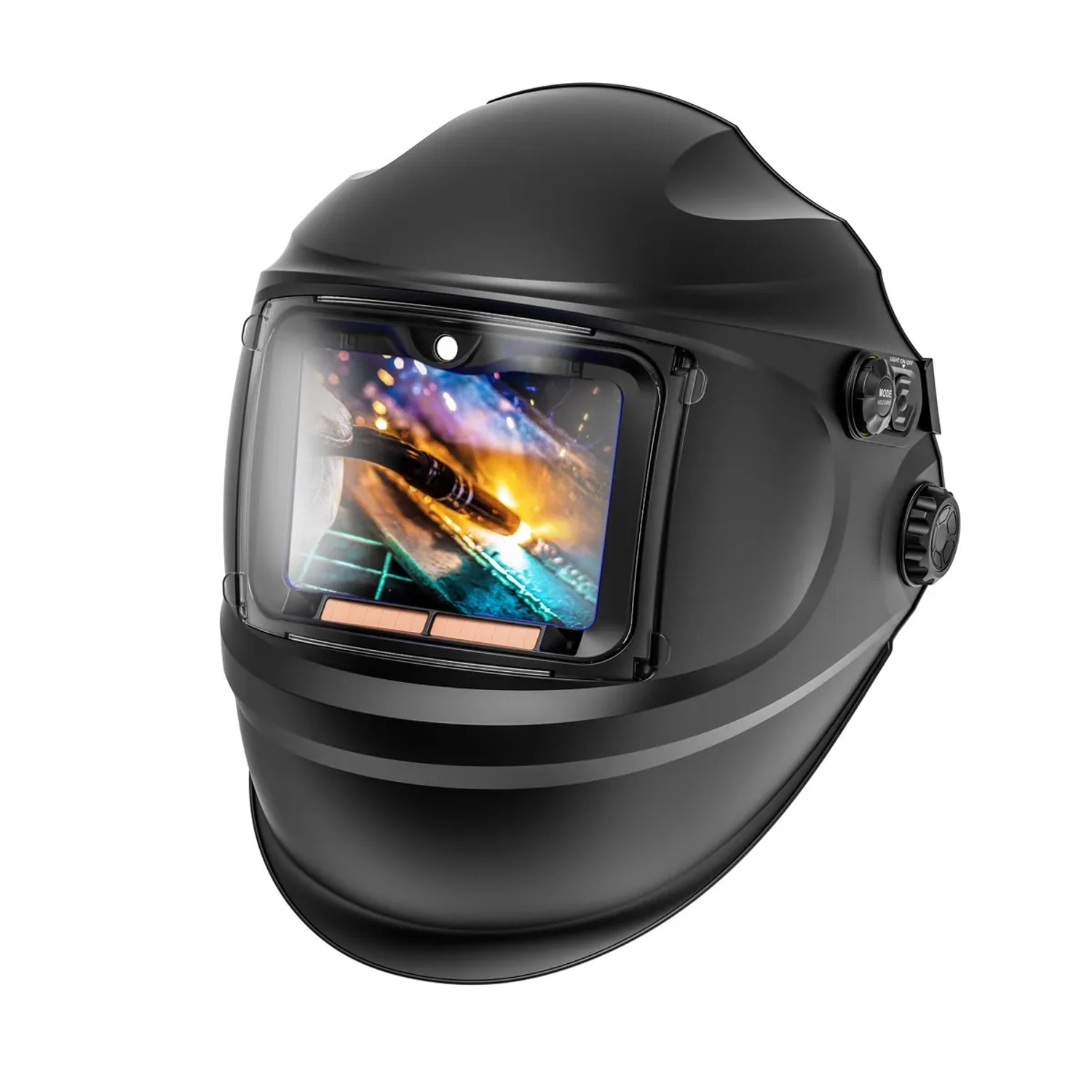 STAHLWERK Schweißhelm Raptor 3 In 1 Automatik Schweißermaske Mit Led Licht