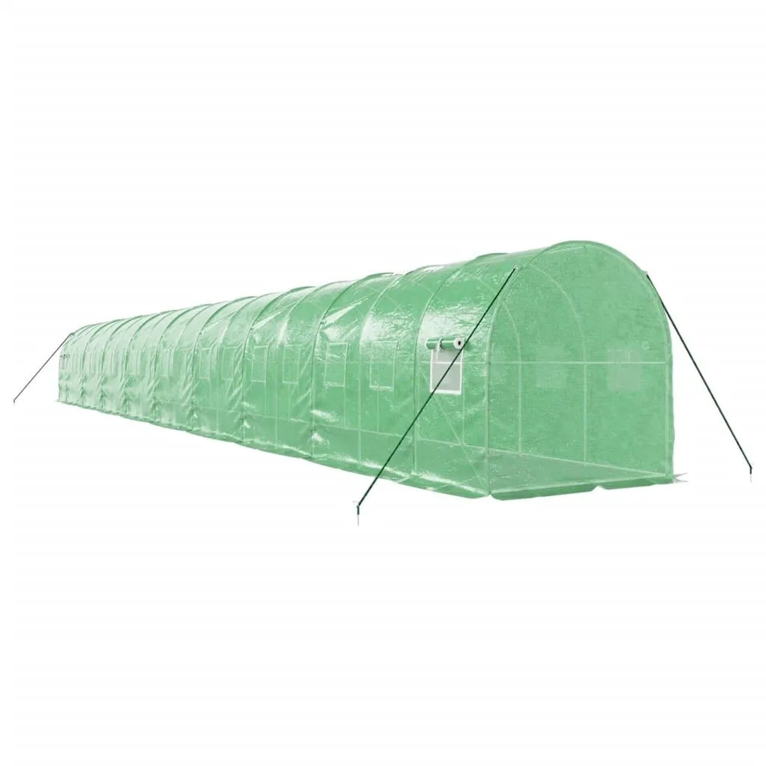 vidaXL Gewächshaus mit Stahlrahmen Grün 36 m² 18x2x2 m 3188024_6