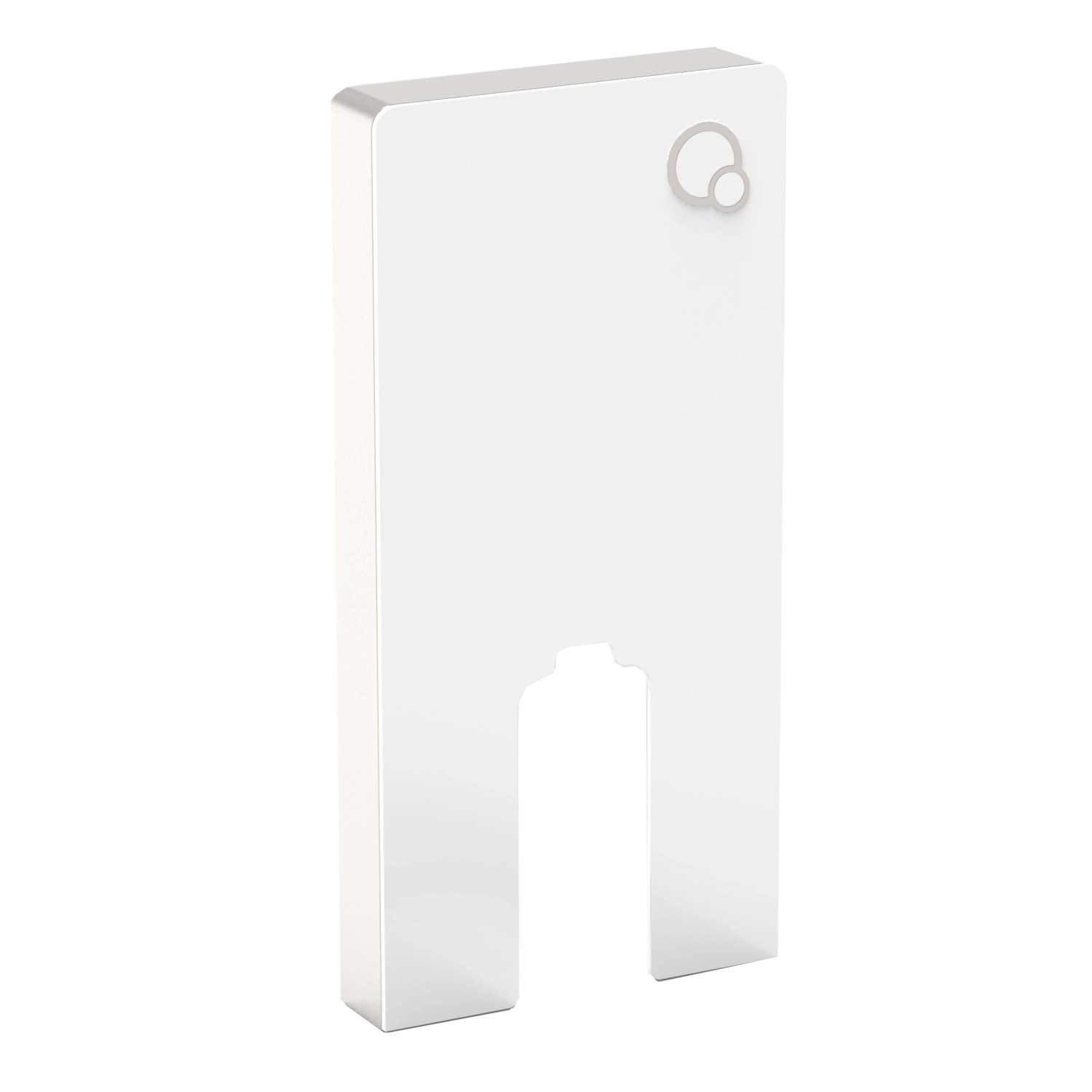 Glasdeals Sanitärmodul für Stand-WC Weißglas inkl. Betätigungsplatte – 6226 günstig online kaufen