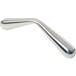 Glänzender Chrom Möbelgriff 911 aus Metall für Schränke und Schubladen.