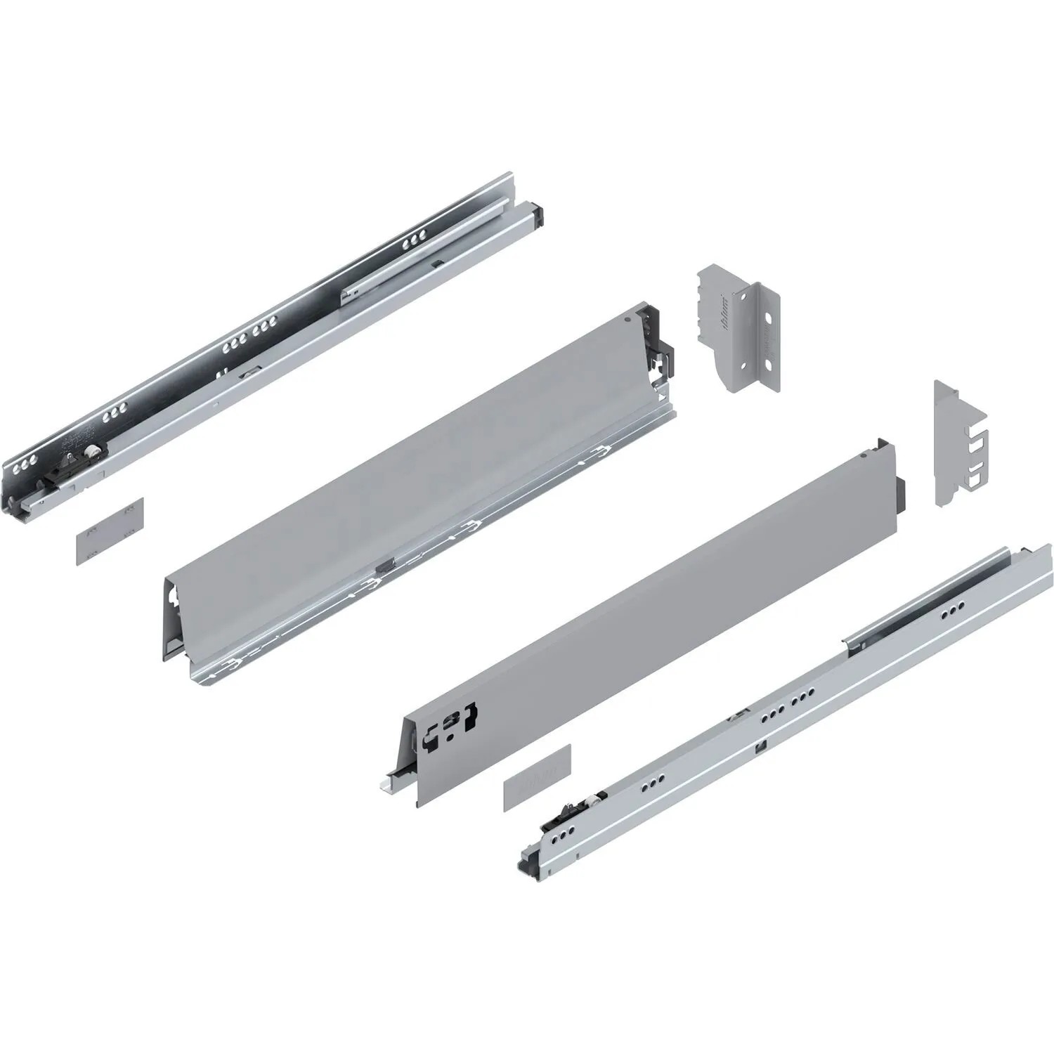 Blum Tandembox antaro M Vollauszug Blumotion 550 mm 30 kg Grau