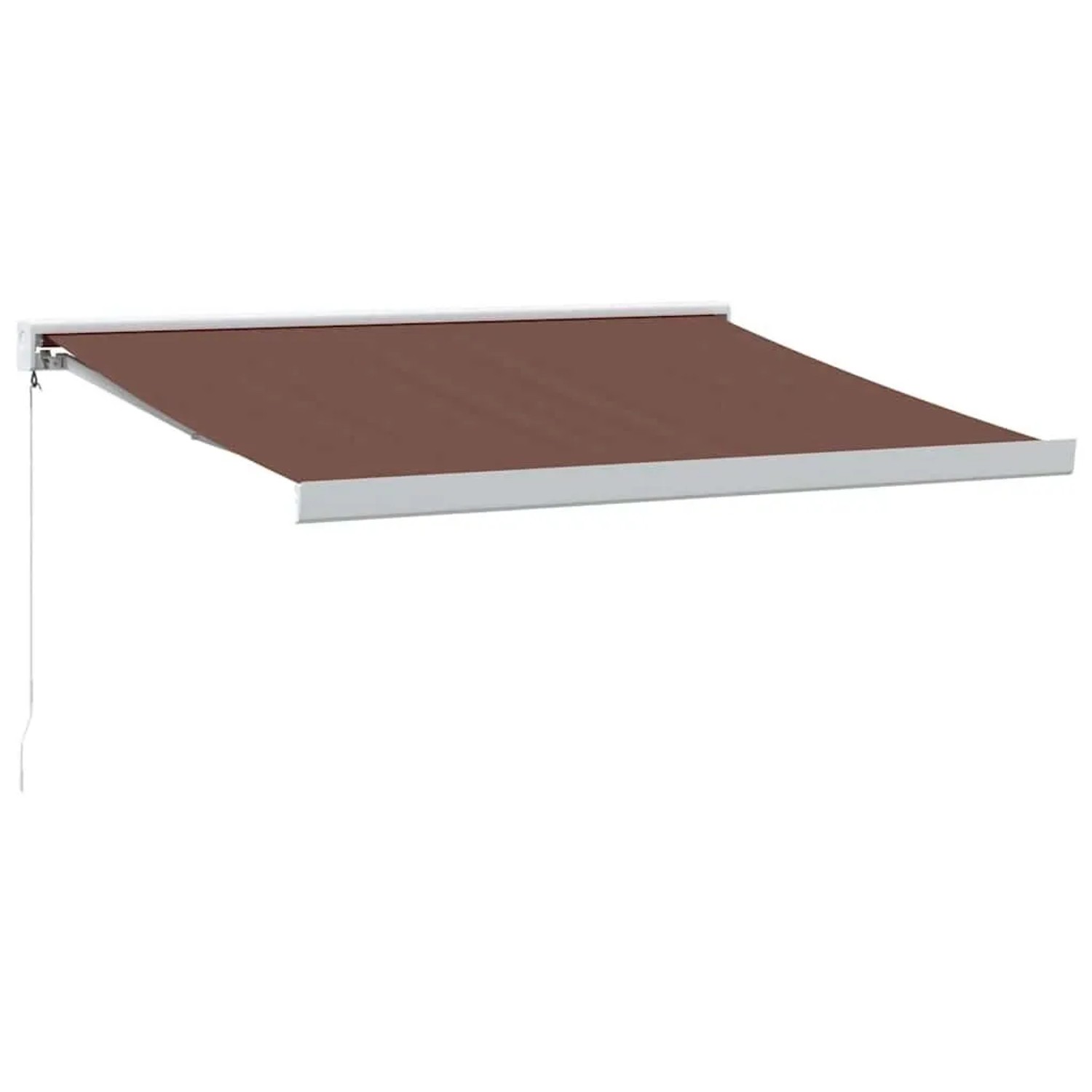 vidaXL Markise Manuell Braun 350x250 cm 3215719
