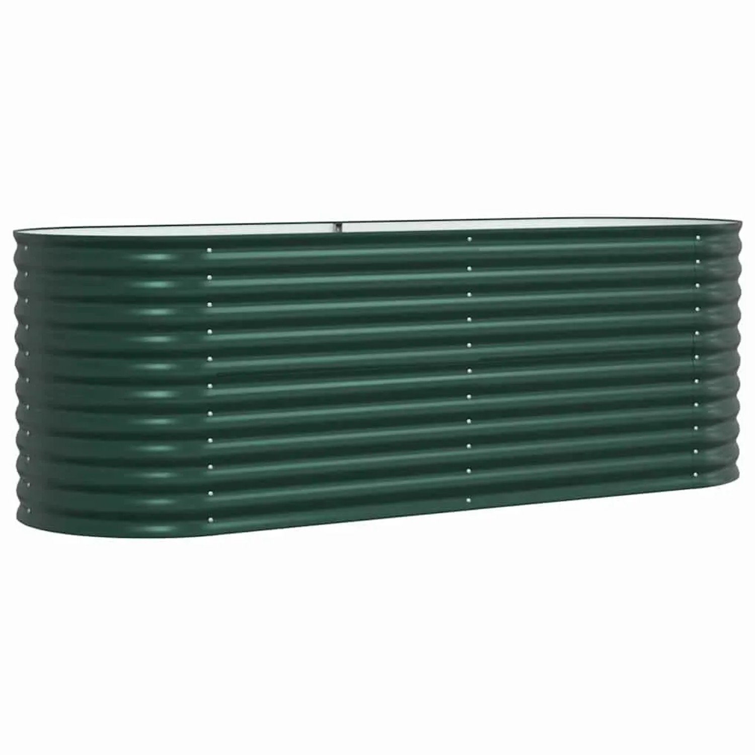 vidaXL Hochbeet Grün 240 x 80 x 81 cm Stahl 42008124