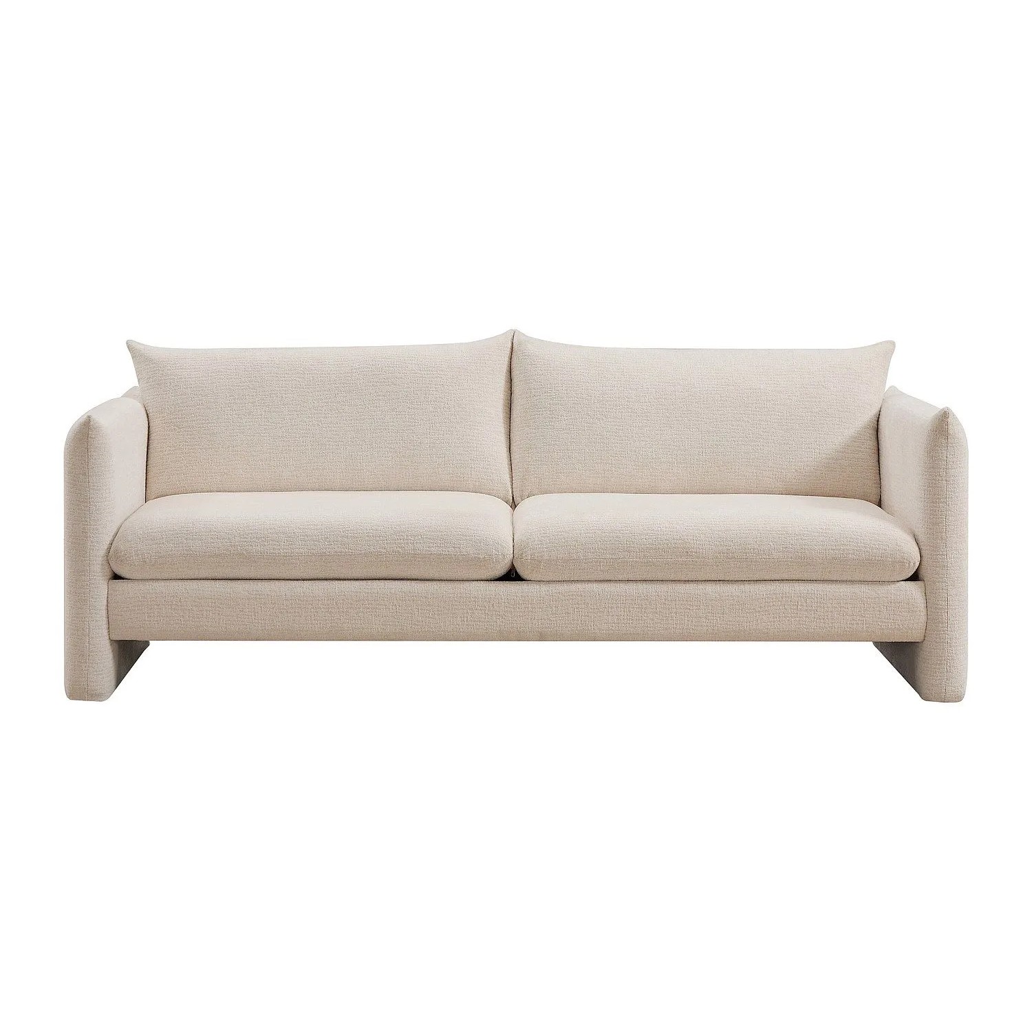 Vente-unique Sofa Ohne Schlafmöglichkeit Gorazi Beige 210 cm