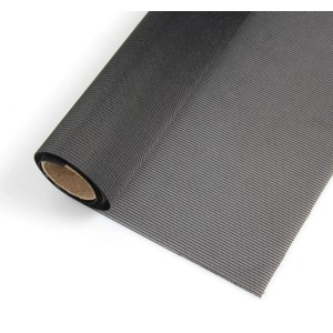 Avosdim Pollenschutzgitter, 100x500cm, Schwarz, aufgerollt. Insektenschutz für Allergiker.