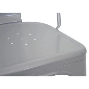 MCW Barhocker A73 Metall 2er-Set Grau