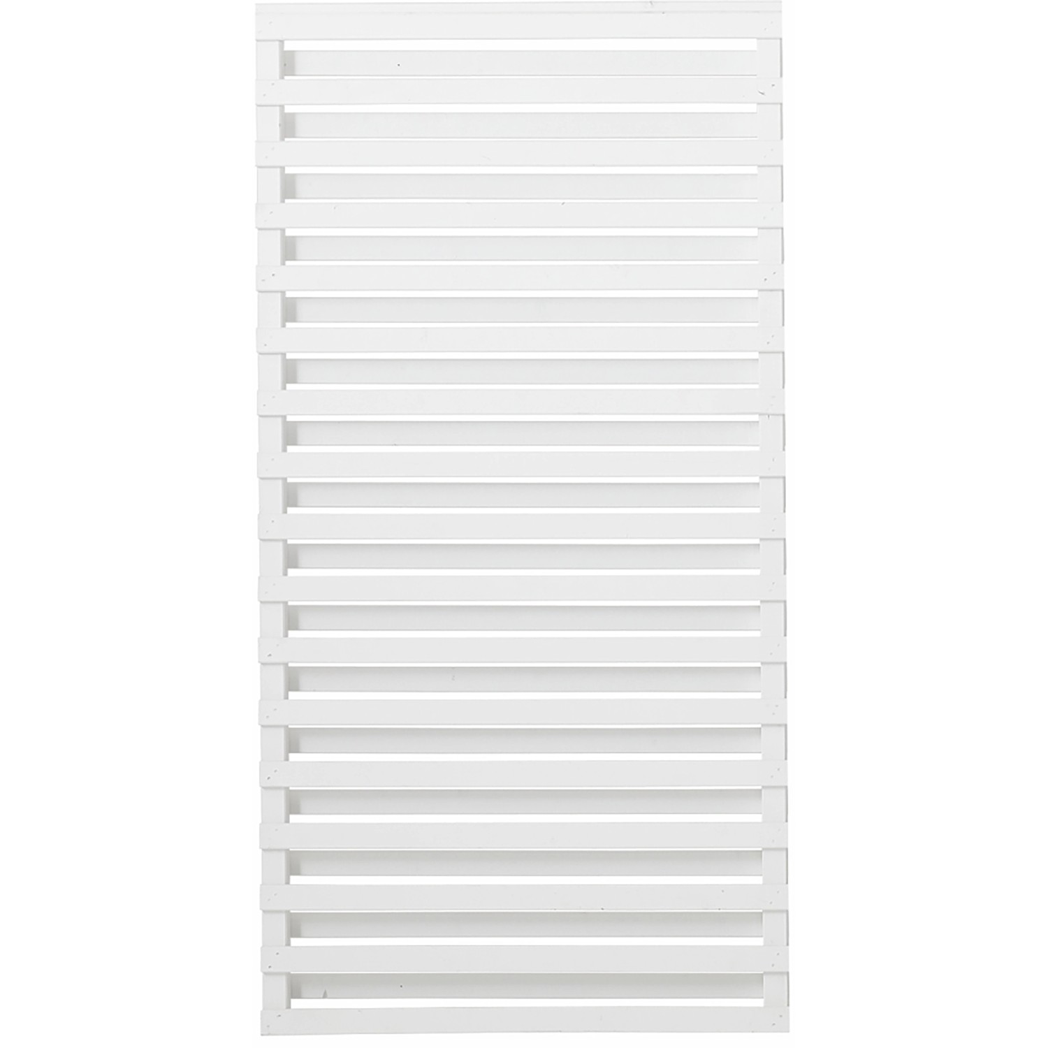 Sichtschutzzaun Osaka Nadelholz Weiß 90 cm x 180 cm günstig online kaufen