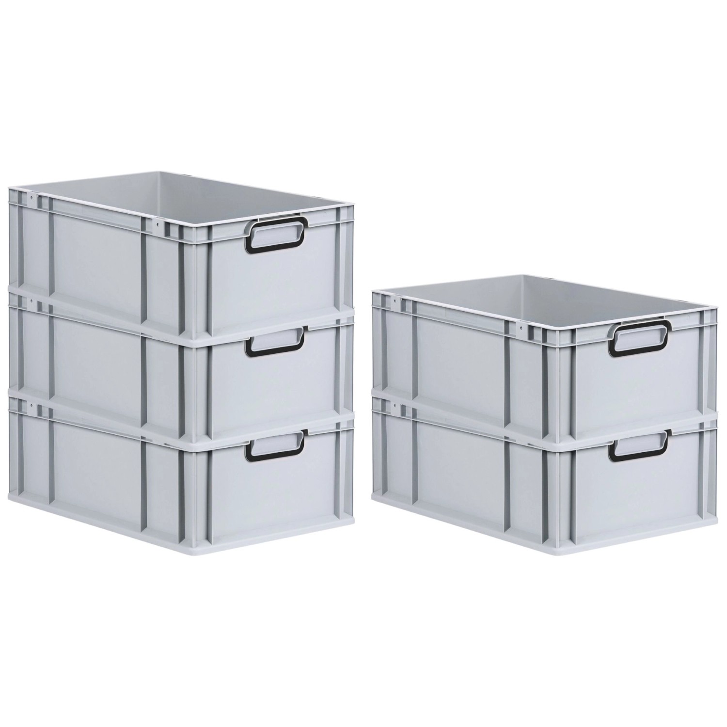 PROREGAL SparSet 5x Eurobox Nextgen Color HxBxT 22x40x60cm 44 Liter Griffe günstig online kaufen