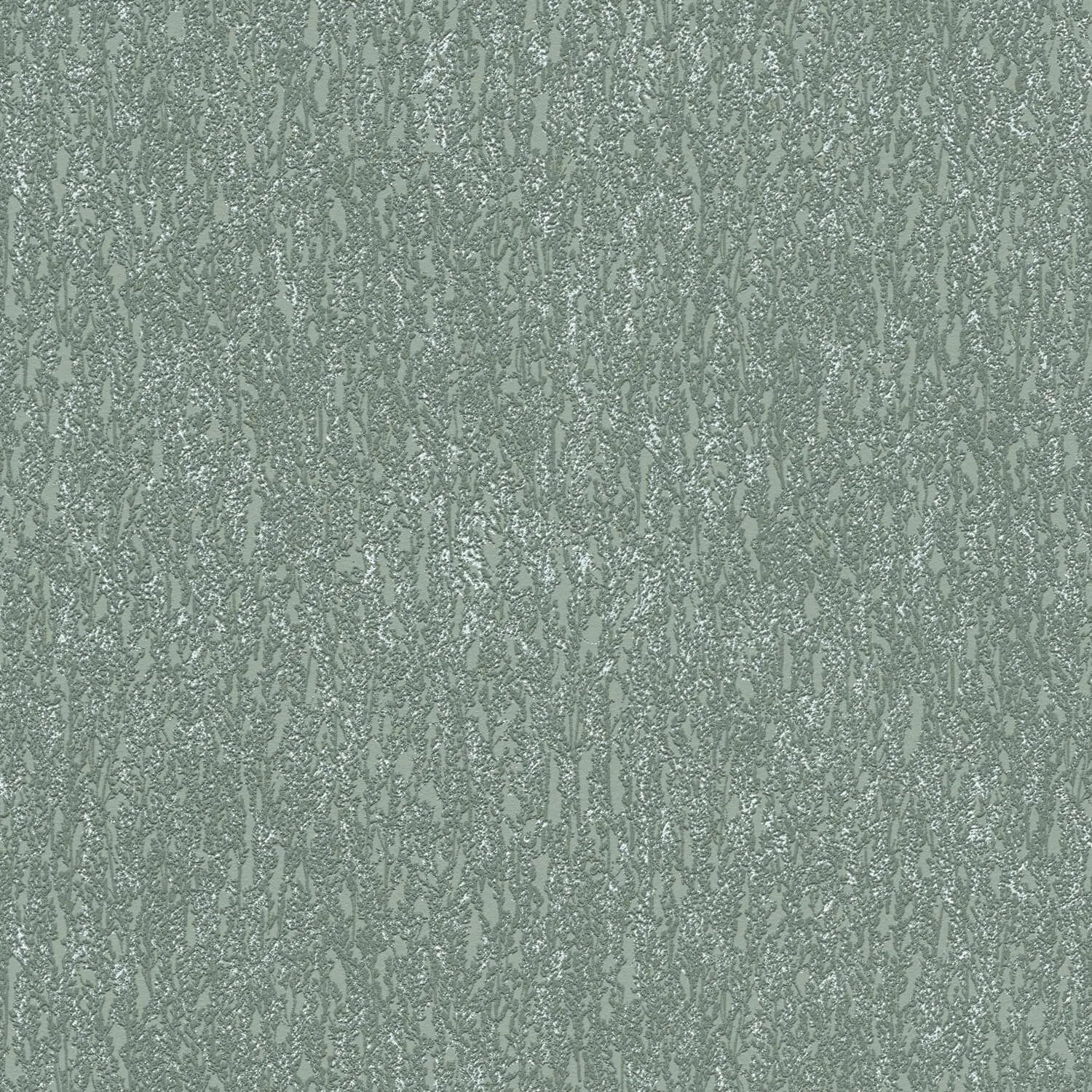 PROFHOME 790952-GU Struktur Tapete Floral Glitzernd Grün Silber 0,53 m x 10,05 m 5,33 m2