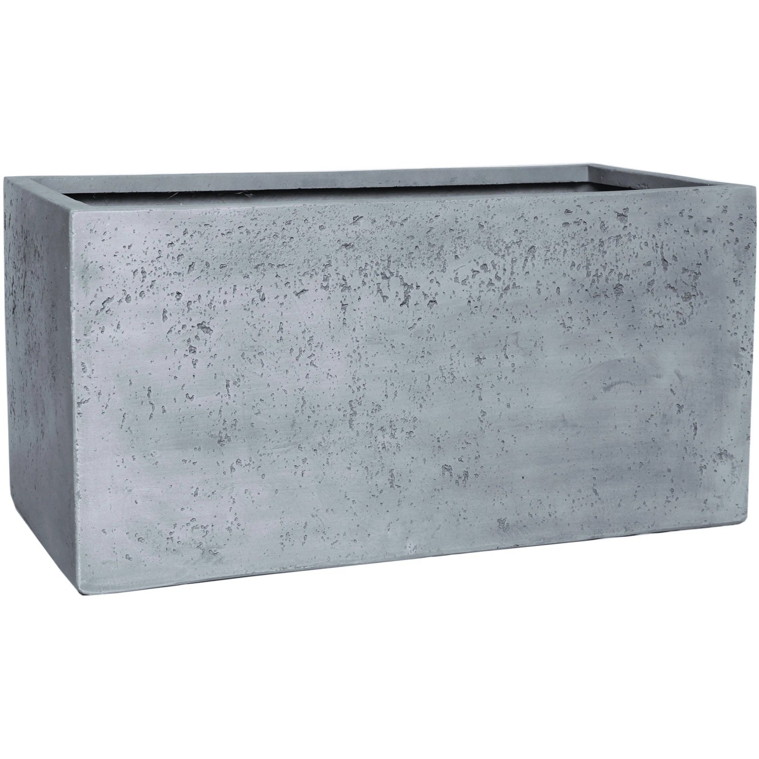 A.H.G. Pflanzkasten Steinoptik rechteckig Hellgrau 80 x 40 x 40 cm kaufen bei OBI