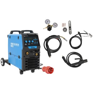 Güde Uni-Mig 270 AS-Pro SYN Schweißgerät mit Zubehör für MIG, MAG und Elektroden Schweißen.