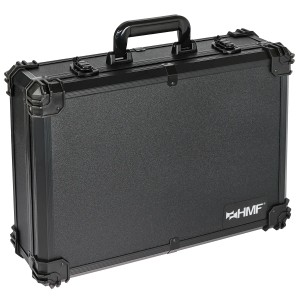 HMF 15701-02 Werkzeugkoffer Leer Werkzeugkasten Groß Rasterschaumstoff 46 x 33 x 15 cm