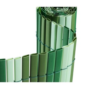 Floraworld Sichtschutzmatte, 180x300cm, Grün-Mix, gerollt. Ideal für Garten, Balkon und Terrasse.