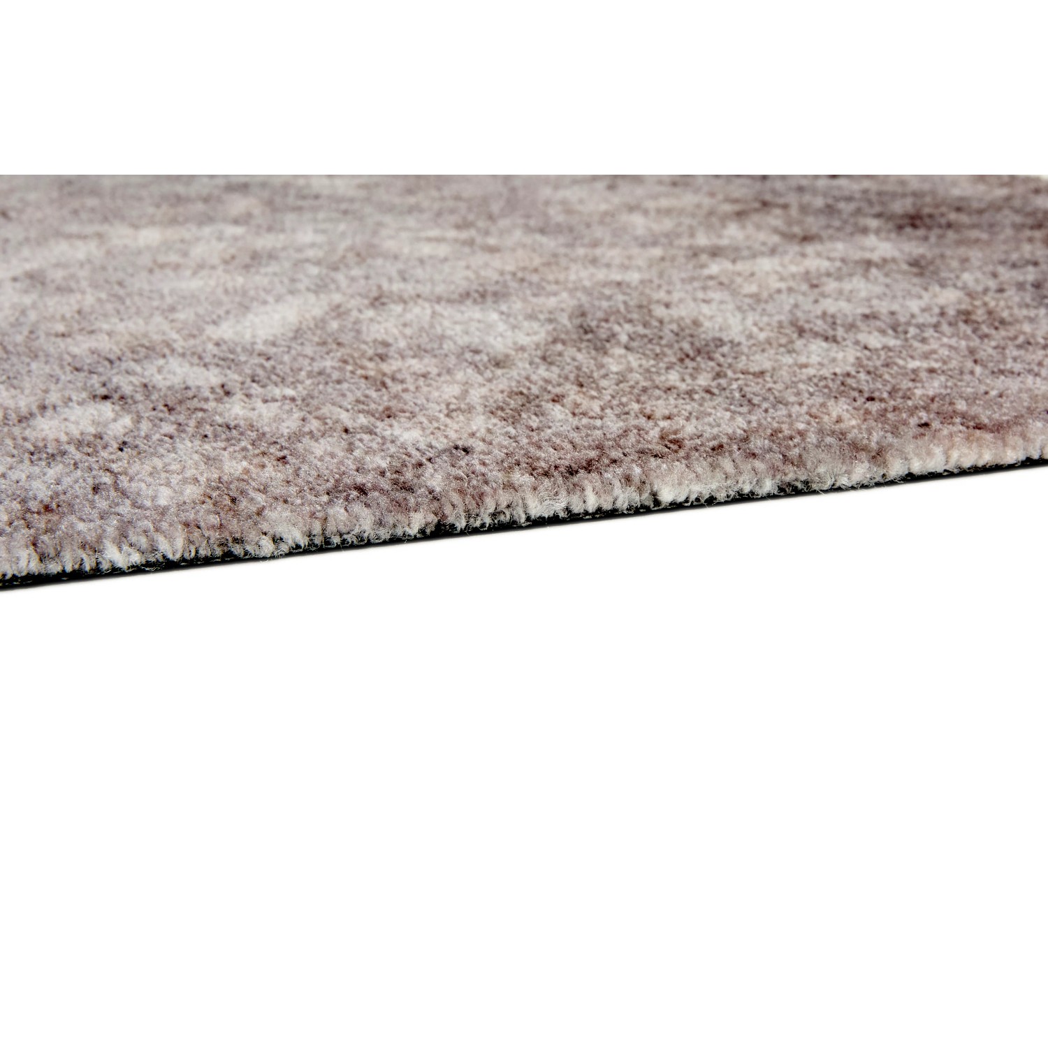 Detailansicht der hellgrauen Schöner Wohnen Fußmatte Malibu Terrazzo (50x70 cm).