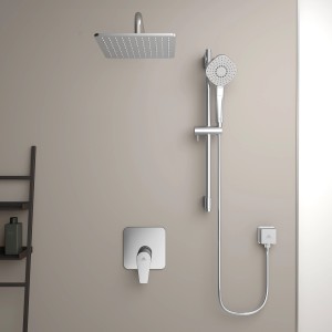 Ideal Standard Cerafine D Unterputz Brausearmatur in Chrom mit Kopf- und Handbrause.