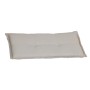 Beiges Beo Bankkissen 100x45 cm mit Struktur. Komfortable Sitzauflage für Gartenmöbel.