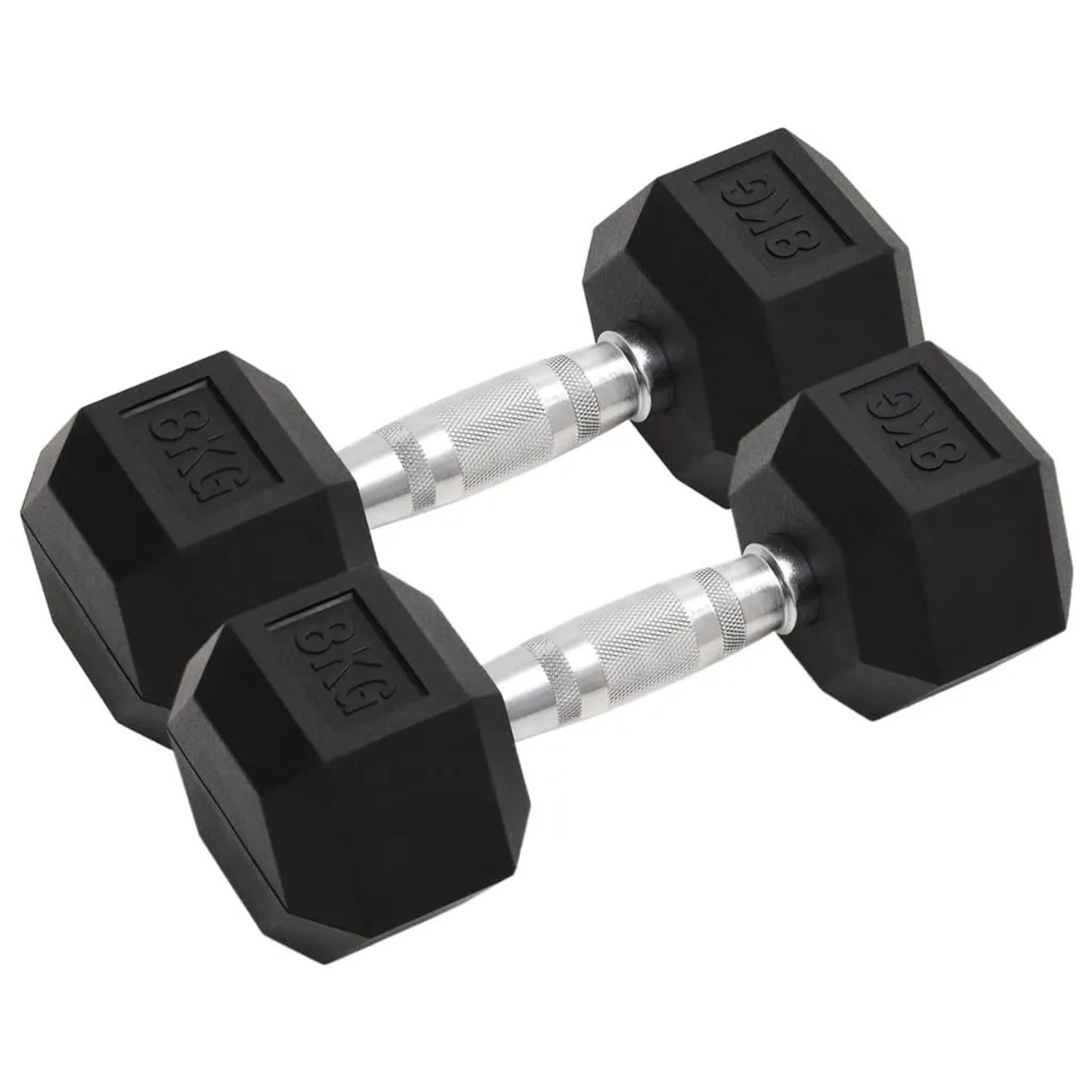 vidaXL Kurzhanteln 2 Stk 16 kg Gesamt Gusseisen 93603